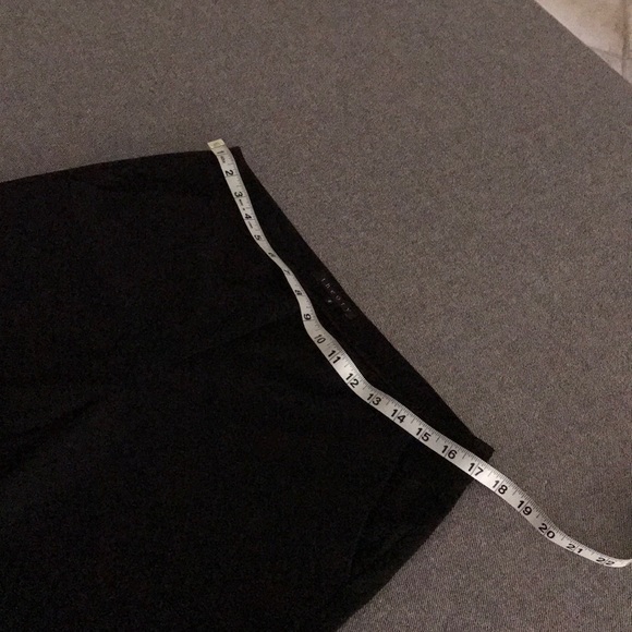 theory stretch wool tall  pants black 8 - Picture 6 of 8